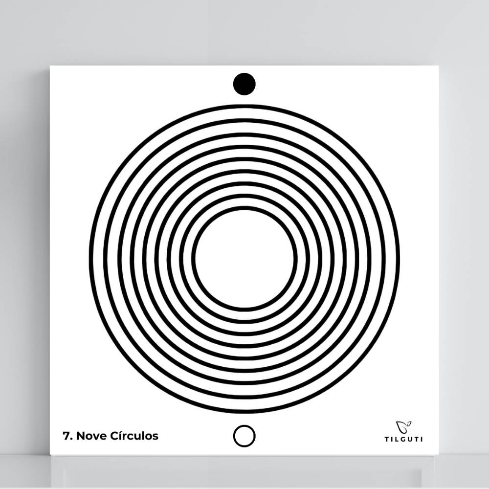 007. Nove Círculos | Gráfico Radiestésico em PVC