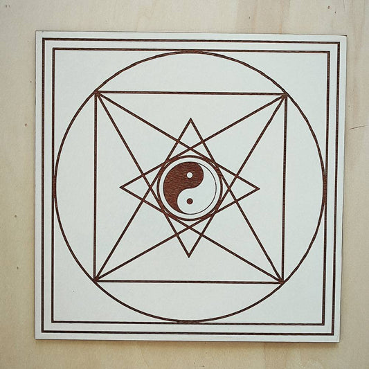 006. Piramide Tao | Gráfico Radiestésico em MDF Lacado