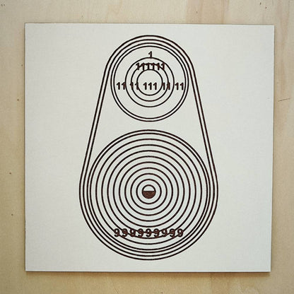 027. Relax Sono | Gráfico Radiestésico em MDF Lacado