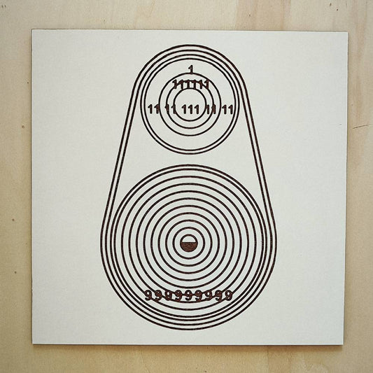 027. Relax Sono | Gráfico Radiestésico em MDF Lacado