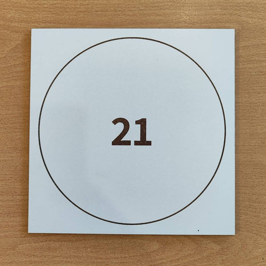 014. Código 21 | Cuadro Radiestésico en MDF Lacado