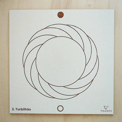 002. Torbellino | Cuadro Radiestésico en MDF Lacado