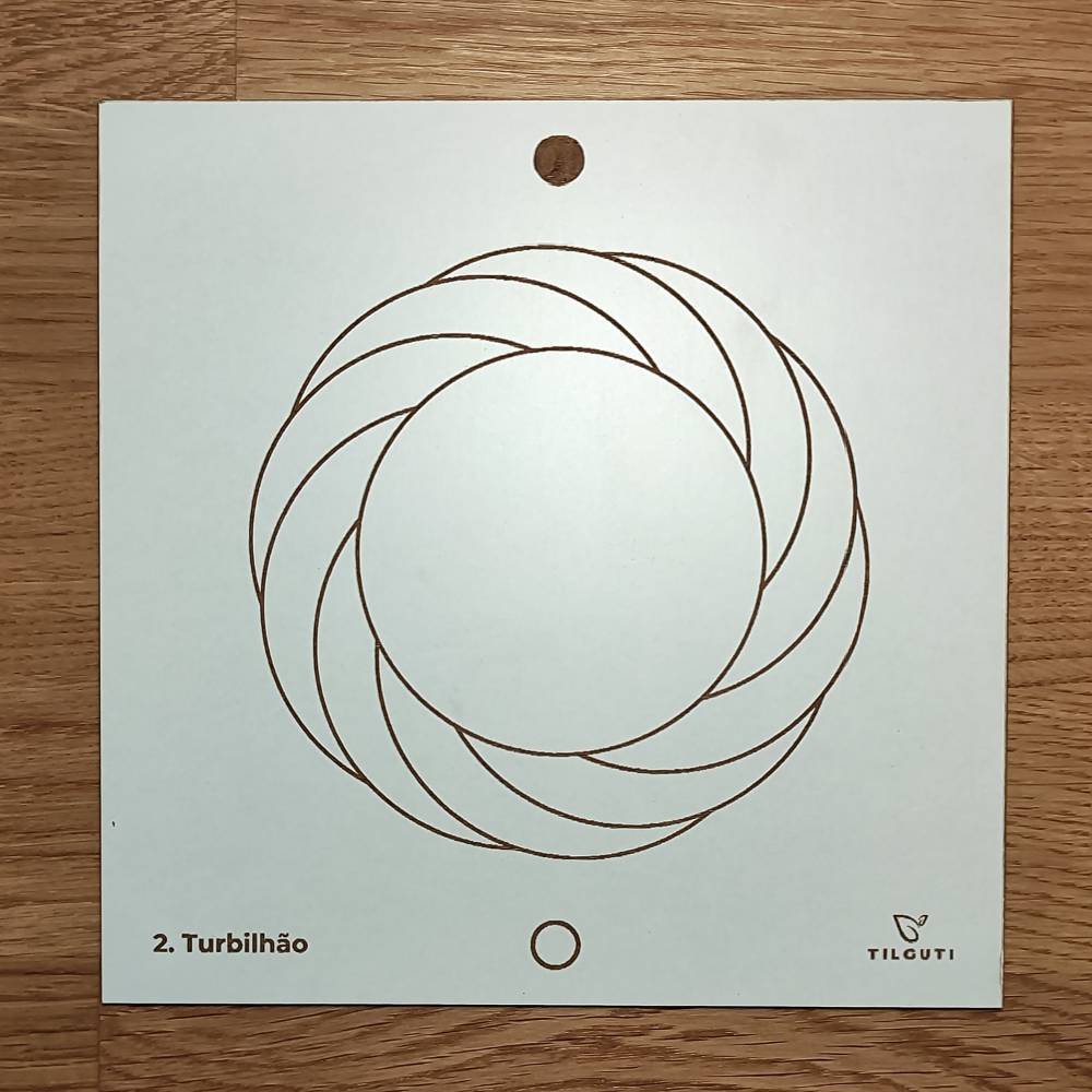 002. Torbellino | Cuadro Radiestésico en MDF Lacado