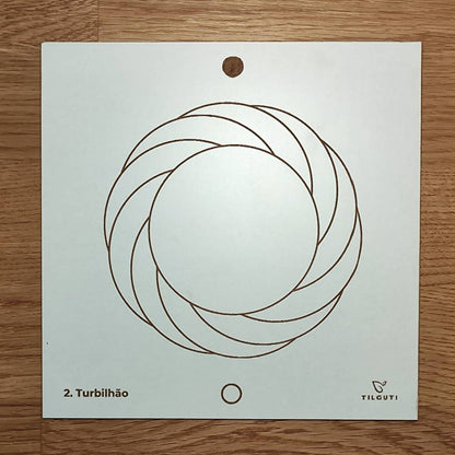 002. Torbellino | Cuadro Radiestésico en MDF Lacado
