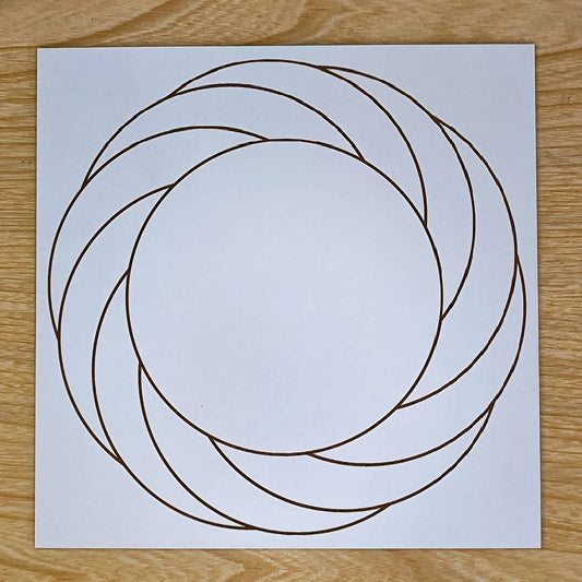 002. Torbellino | Cuadro Radiestésico en MDF Lacado