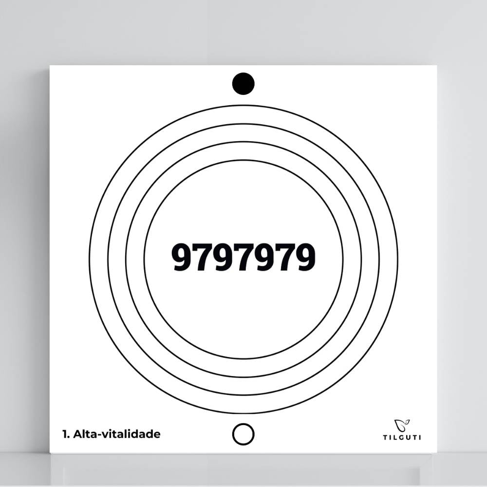 001. Alta Vitalidade 1 | Gráfico Radiestésico em PVC