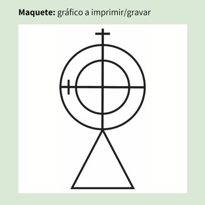 158. AntiOndas | Gráfico Radiestésico em MDF Cru