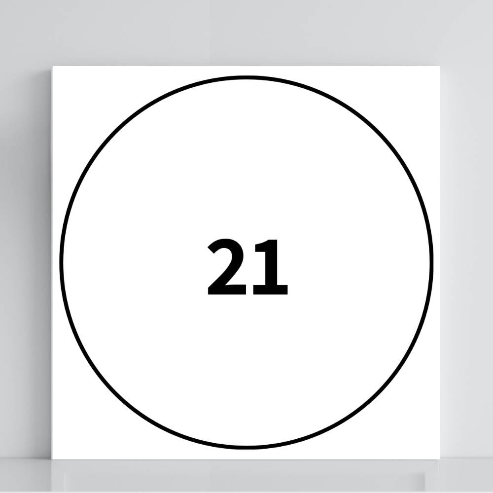 014. Código 21 | Gráfico Radiestésico em PVC