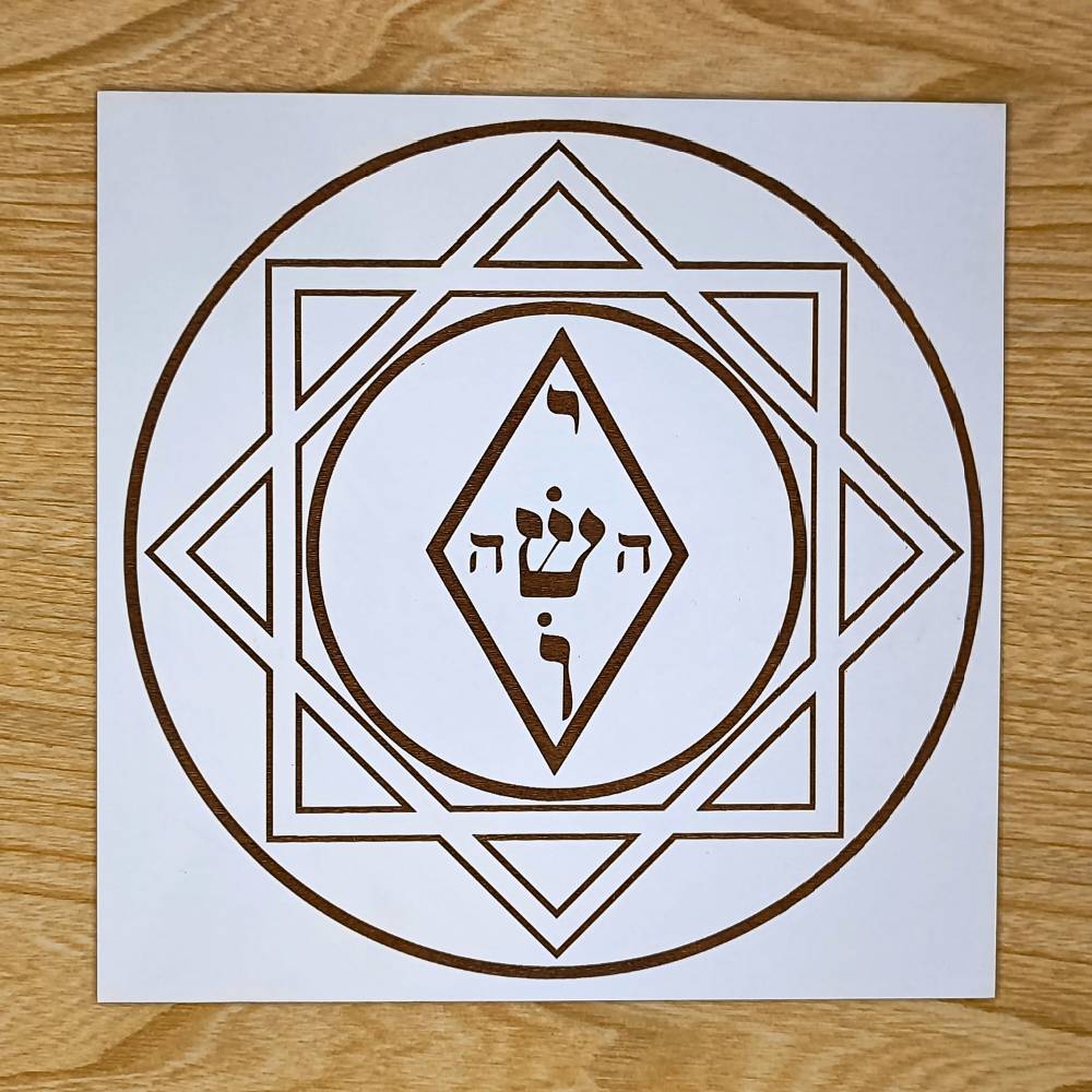036. Energía Divina | Cuadro Radiestésico en MDF Lacado