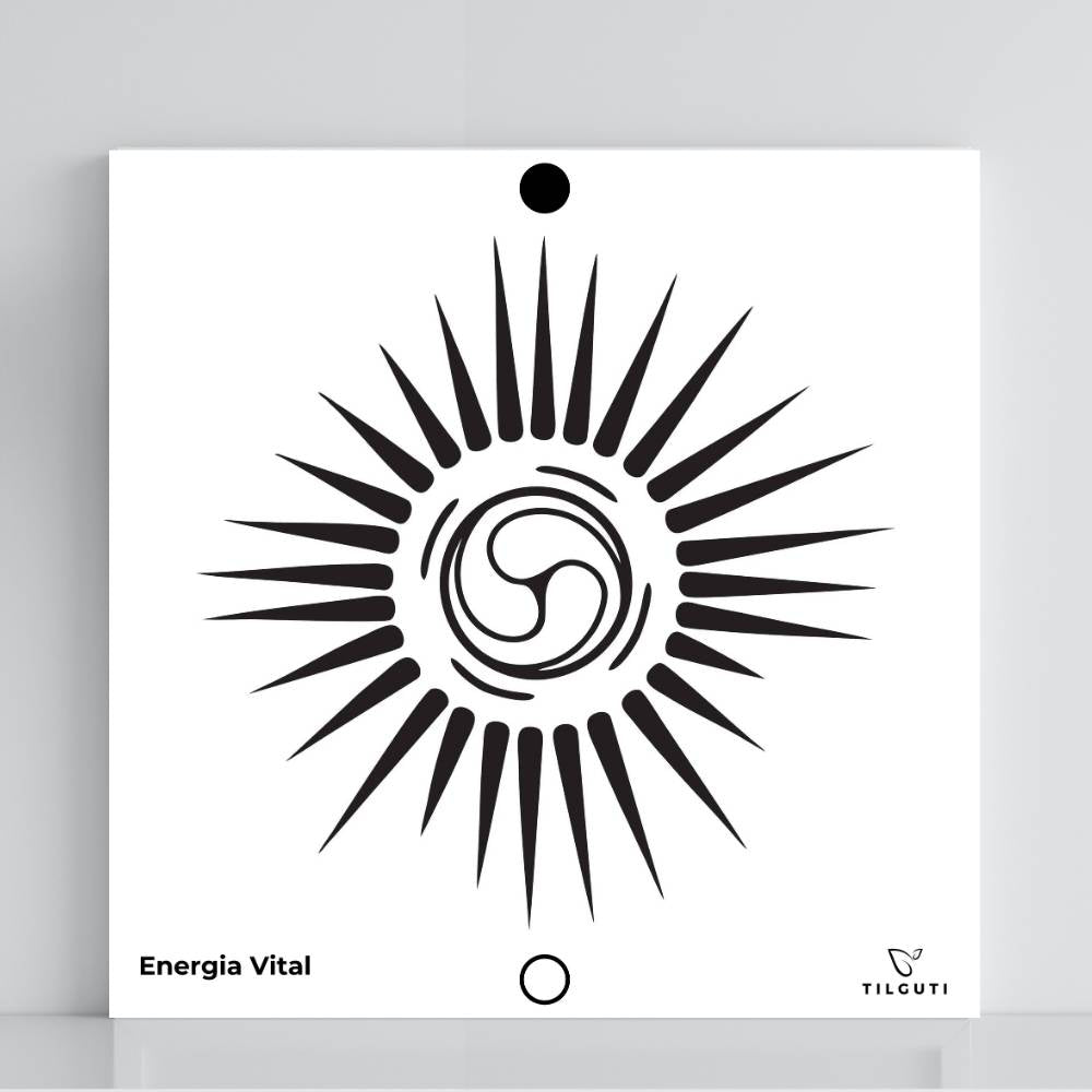 133. Energia Vital | Gráfico Radiestésico em PVC