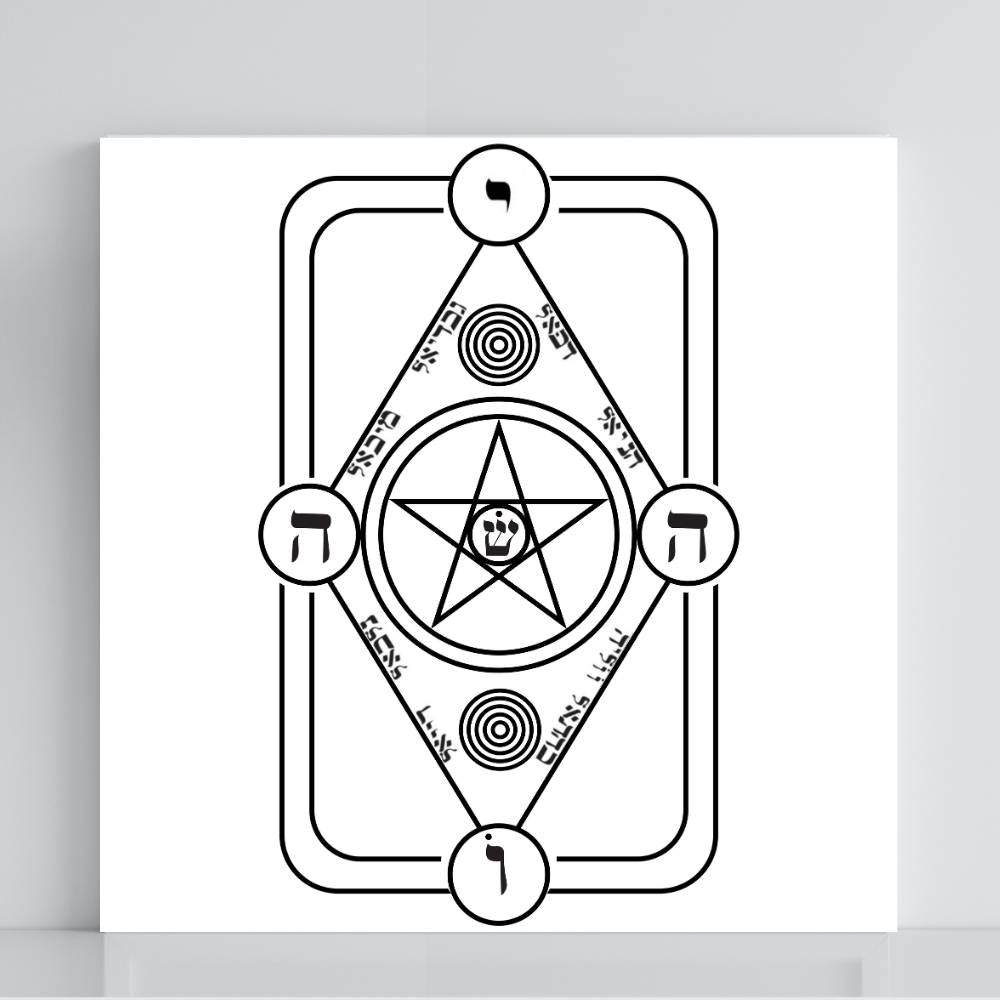 055. Escudo Mágico | Gráfico Radiestésico em PVC