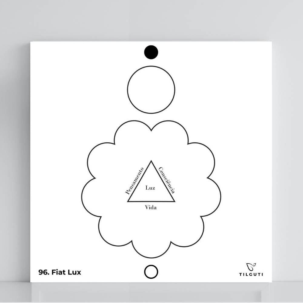 096. Fiat Lux | Tabla radiestésica de PVC