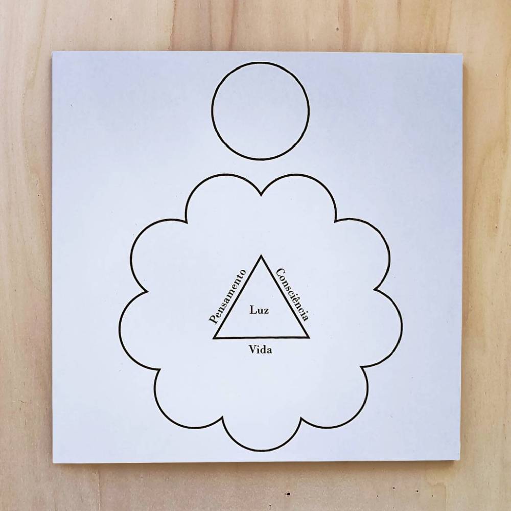096. Fiat Lux | Gráfico Radiestésico em MDF Lacado