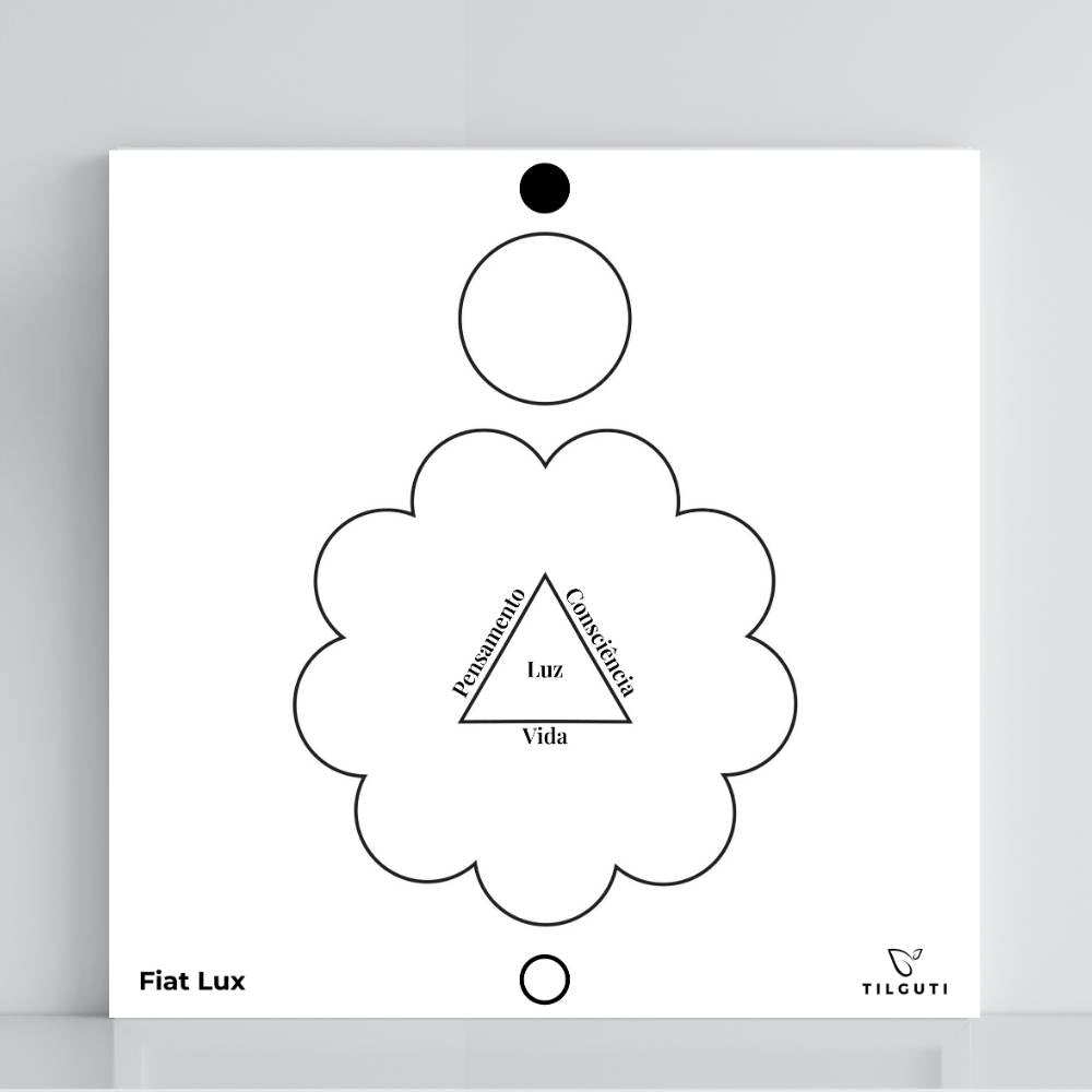 096. Fiat Lux | Gráfico Radiestésico em PVC
