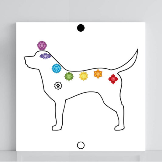 148. Figura Animal - cão (cores) | Gráfico Radiestésico em PVC