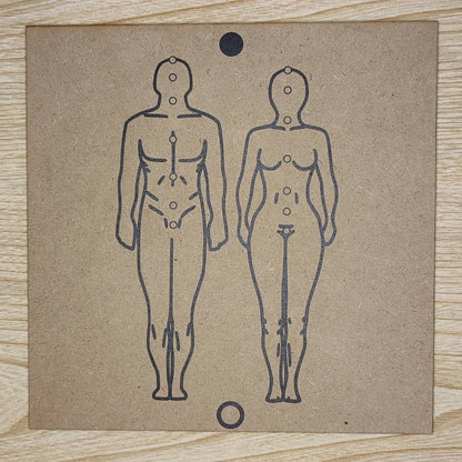010. Figura humana | Cuadro radiestésico en MDF crudo