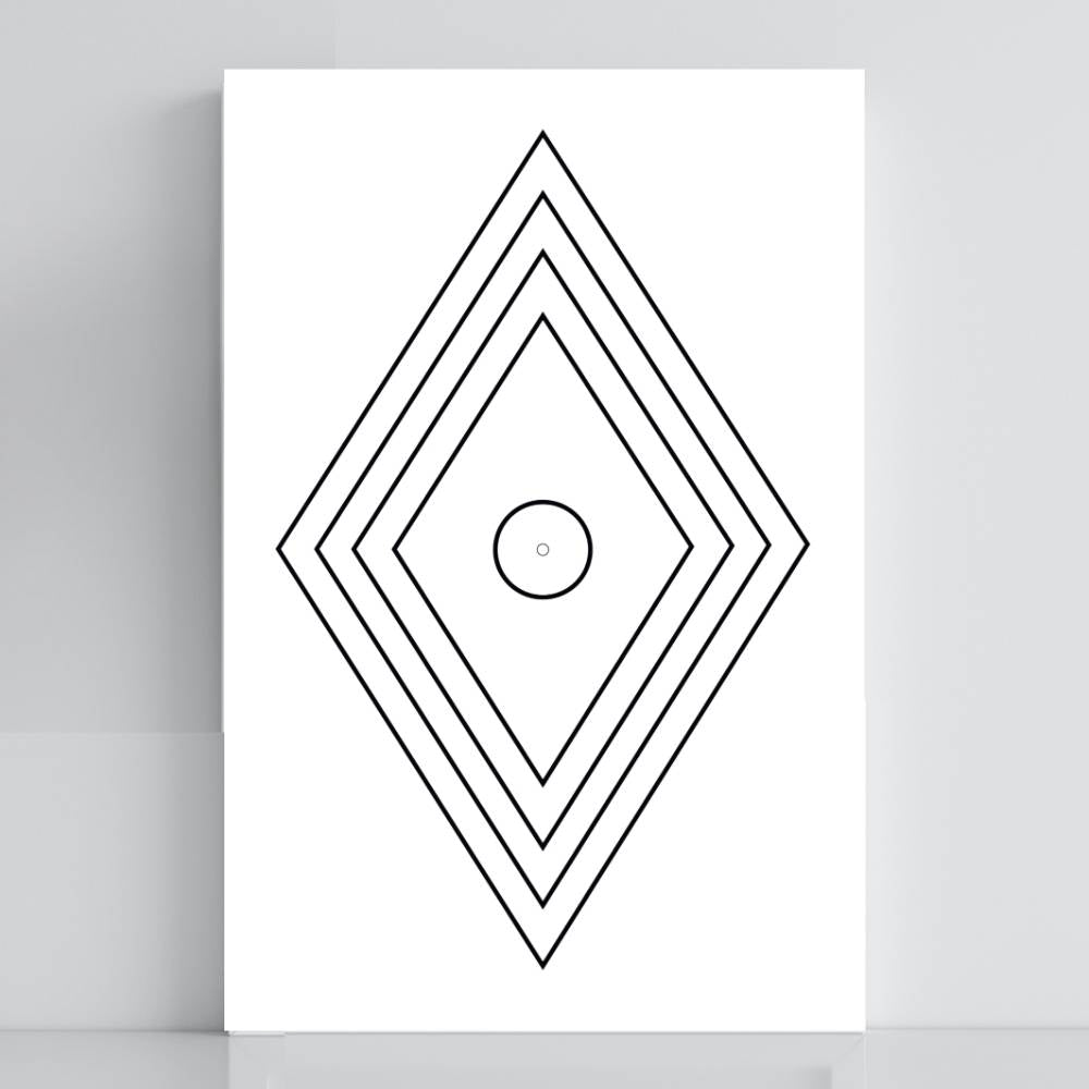 012. Losango | Gráfico Radiestésico em PVC