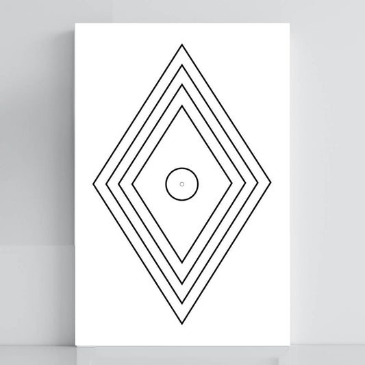 012. Losango | Gráfico Radiestésico em PVC