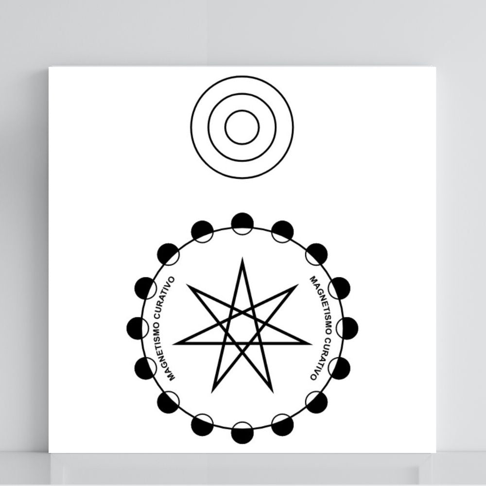 083. Magnetismo Vital Curativo | Gráfico Radiestésico em PVC