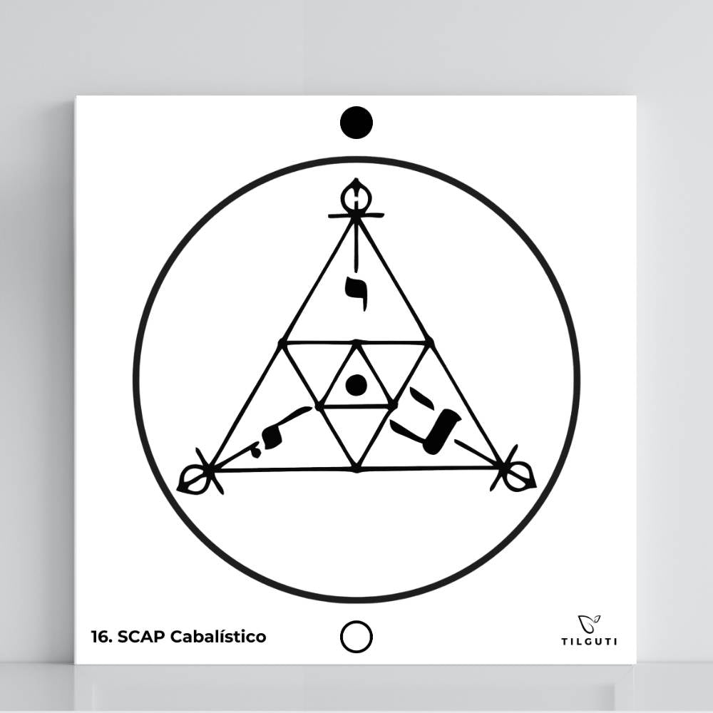 016. SCAP Cabalístico | Gráfico Radiestésico em PVC