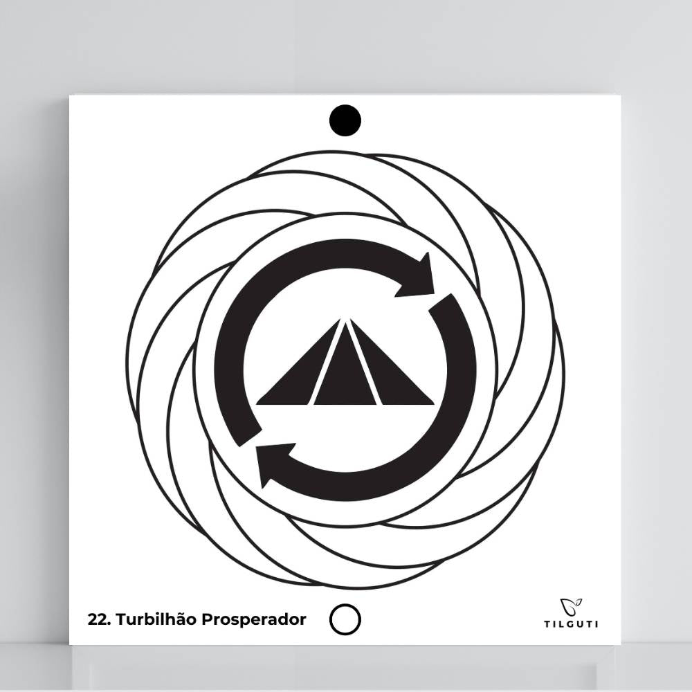 022. Torbellino Próspero | Tabla radiestésica de PVC