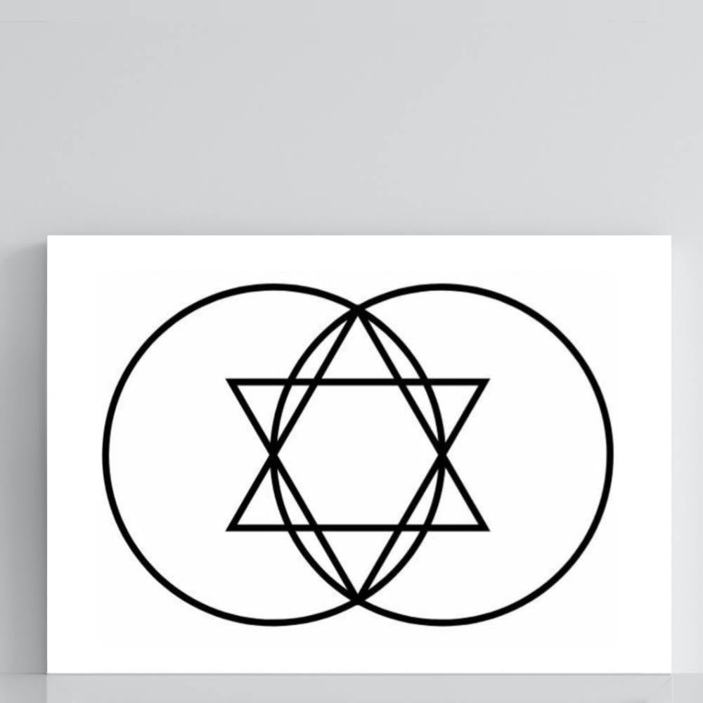 028. Vesica Piscis | Gráfico Radiestésico em PVC