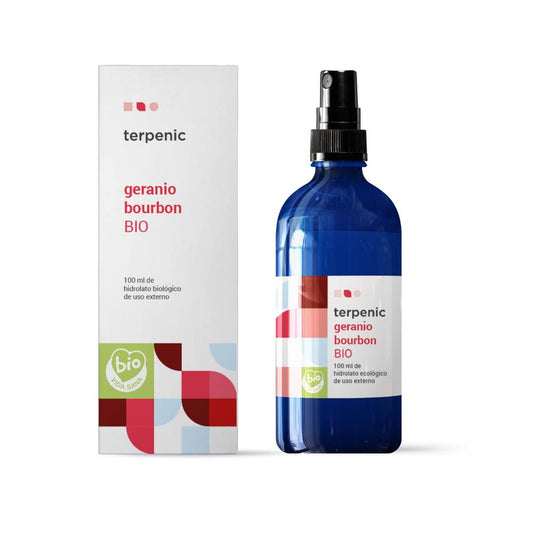 Hidrolato de geranio borbón orgánico Uso: cosmético u oral