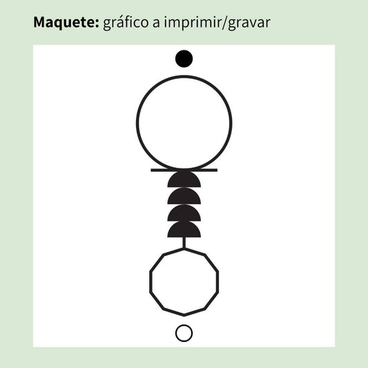 033. Cruz Ansata | Cuadro radiestésico en MDF crudo