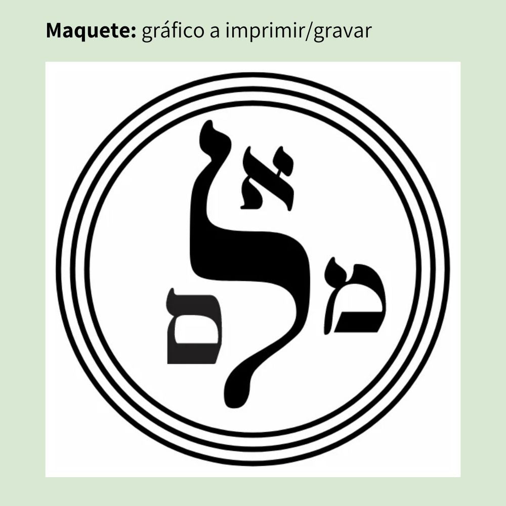 091. Arcanjo Samuel | Gráfico Radiestésico em MDF Cru