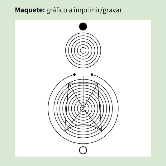 065. Eliminador de Radiações Nocivas | Gráfico Radiestésico em MDF Cru