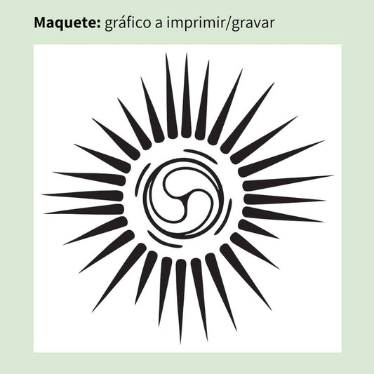 133. Energia Vital | Gráfico Radiestésico em MDF Cru