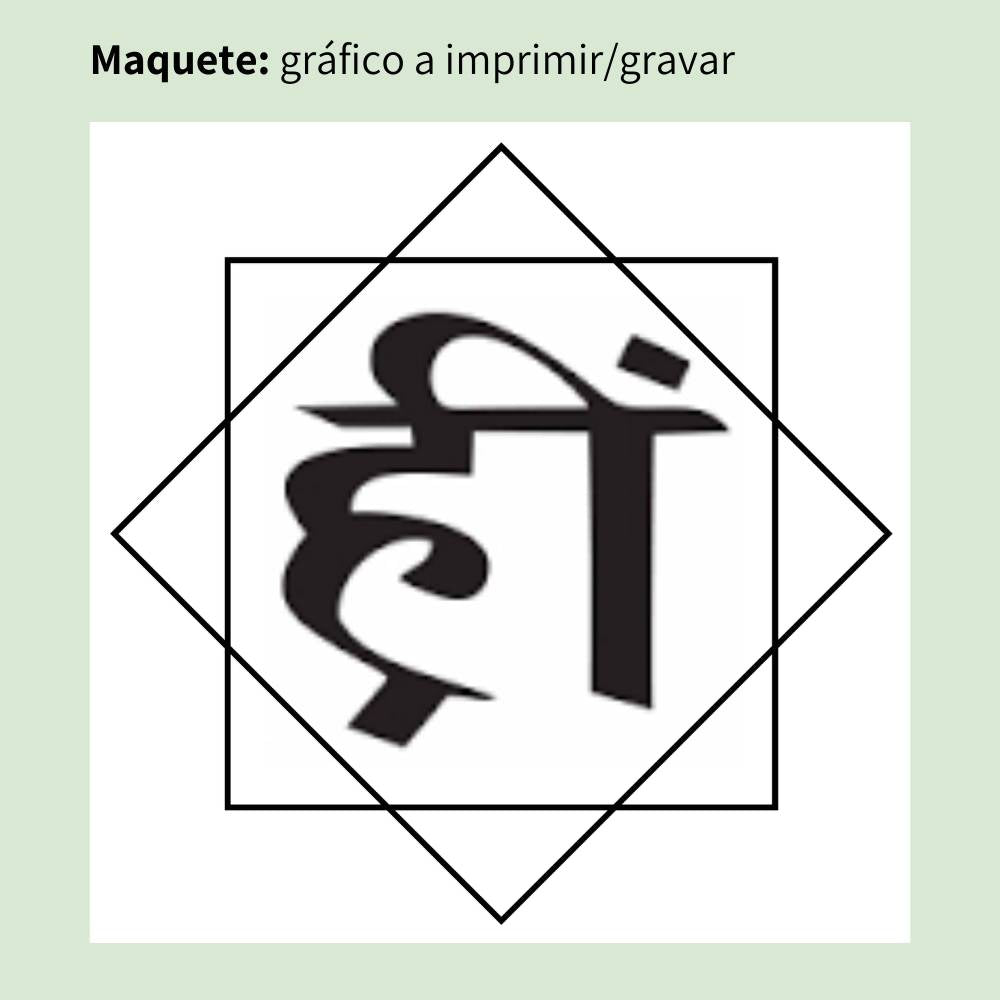 050. HRIM | Gráfico Radiestésico em MDF Cru