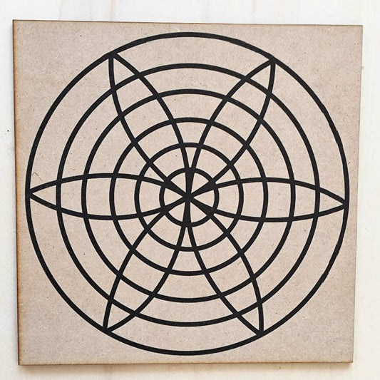 021. Harmonia | Gráfico Radiestésico em MDF Cru