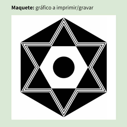 100. Hiranya | Cuadro radiestésico en MDF crudo