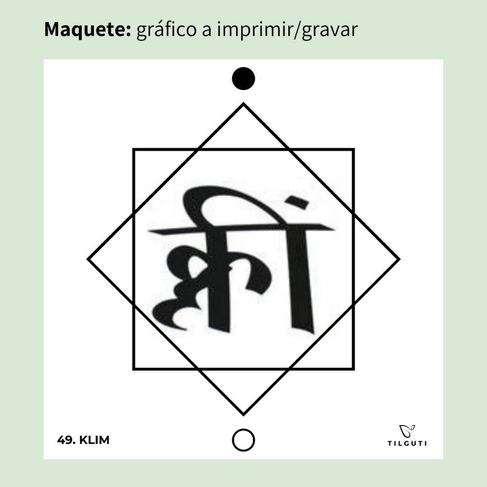 049. KLIM | Gráfico Radiestésico em MDF Lacado
