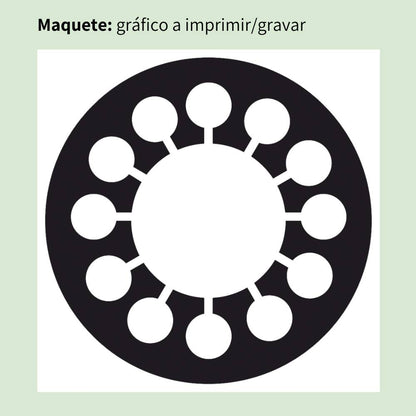 074. Magnetrón | Cuadro radiestésico en MDF crudo