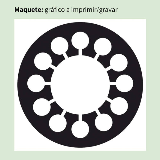 074. Magnetron 2 | Gráfico Radiestésico em MDF Cru