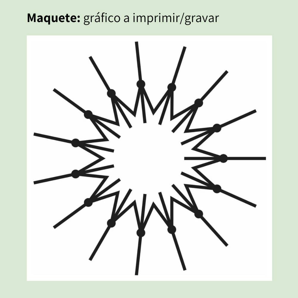 116. Nenas | Gráfico Radiestésico em MDF Lacado