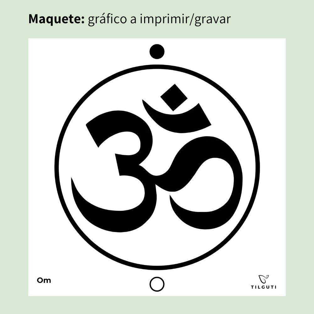 178. Om | Gráfico Radiestésico em MDF Lacado