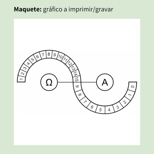 078. Ômega-Alfa | Gráfico Radiestésico em MDF Lacado