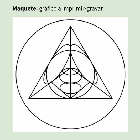 118. Pirámide de integración | Cuadro Radiestésico en MDF Lacado