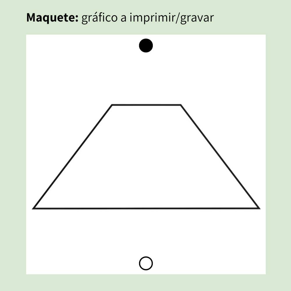 115. Pirâmide de Quefrem | Gráfico Radiestésico em MDF Lacado