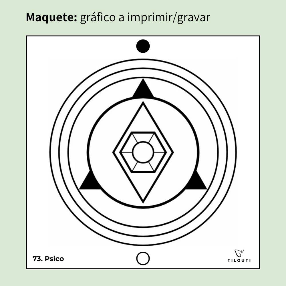 073. Psicosis | Cuadro Radiestésico en MDF Lacado