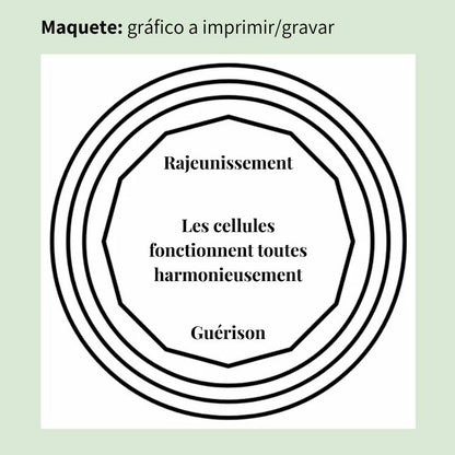 097. Rejuvenescedor 2 | Gráfico Radiestésico em MDF Cru