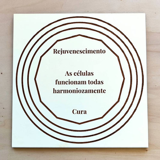 097. Rejuvenescedor 2 | Gráfico Radiestésico em MDF Lacado