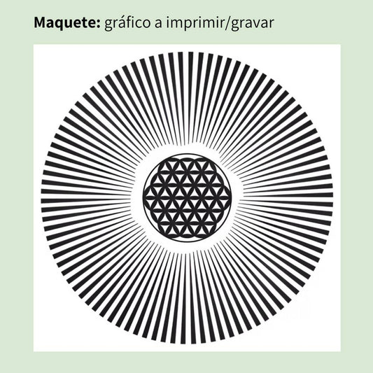 112. Sol de Vida | Cuadro Radiestésico en MDF Lacado