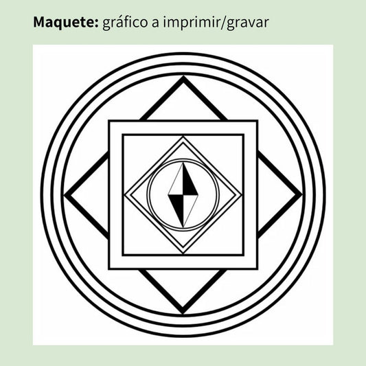 066. Sorte e Sucesso | Gráfico Radiestésico em MDF Cru
