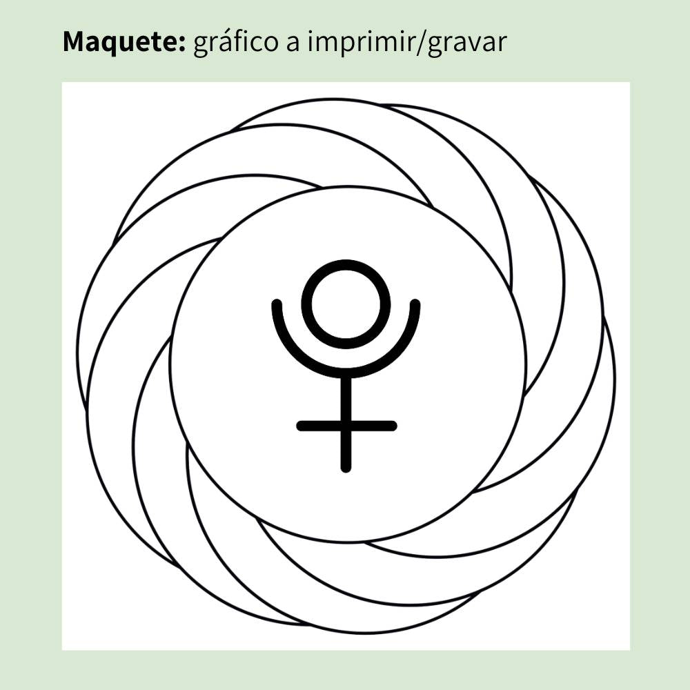 128. Torbellino con Plutón | Cuadro radiestésico en MDF crudo