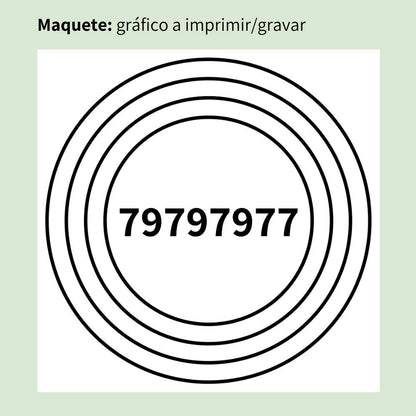 001. Alta Vitalidade 2 | Gráfico Radiestésico em MDF Lacado