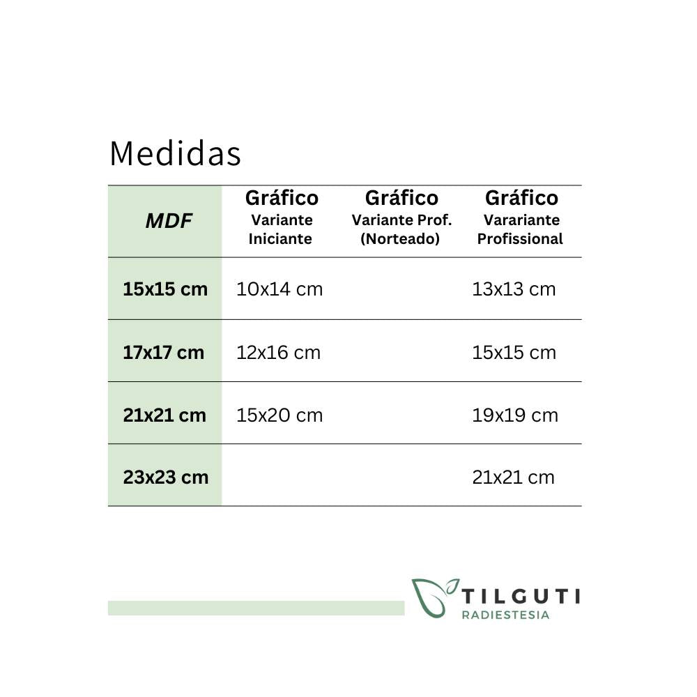 002. Torbellino | Cuadro Radiestésico en MDF Lacado